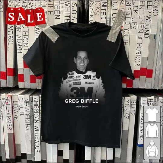Discover New R.I.P Greg Biffle 1969-2025 Christmas Gift Unisex S-5XL Shirt SS3001