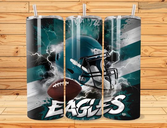 Discover Eagle 20oz Skinny Tumbler Wrap PNG, Sport 20oz Tumbler PNG, Mascot Sublimation Tumbler PNG Digital Download