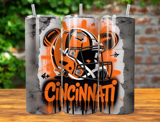 Discover Cincinnati Tumbler Wrap PNG, Sport 20oz Tumbler PNG, Mascot Sublimation Tumbler PNG Digital Download, Instant Download