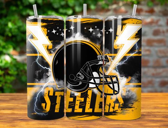 Discover Pittsburgh 20oz Skinny Tumbler Wrap Design Sublimation, American Football Tumbler, 20oz Template Straight Tumbler Wrap,Instant Download, PNG