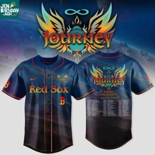 Discover Boston Team X Journey Final Frontier Tour 2026 Baseball Jersey
