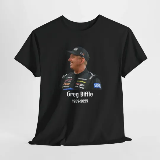 Discover RIP Greg Biffle T-Shirt | Memorial Racing Tribute