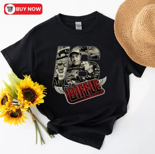 Discover R.I.P 16 Greg Biffle Shirt, In Memories Of Greg Biffle 1969-2025 TShirt
