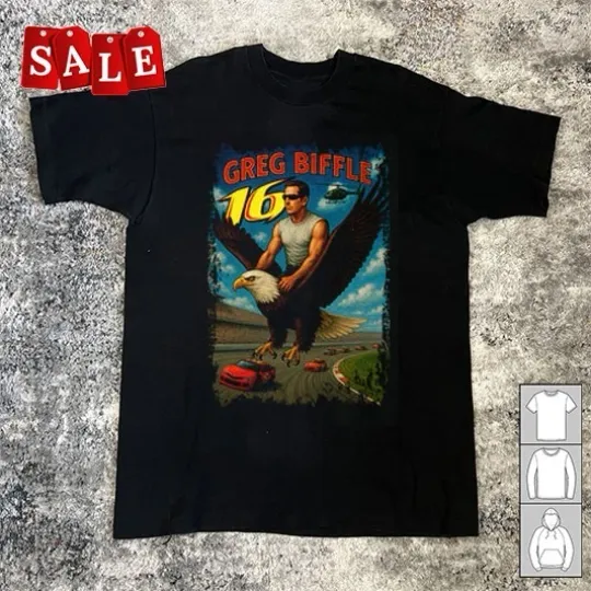 Discover New Vintage Greg Biffle 16 Christmas Gift Unisex S-5XL Shirt SS3003