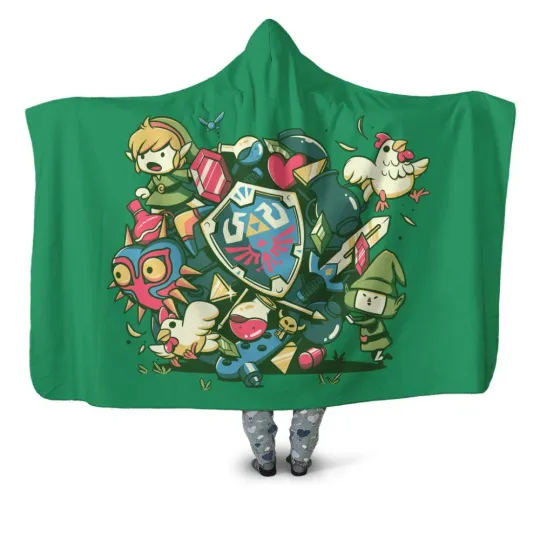 Discover Katamari Hooded Blanket, Wearable Cozy Cover for Fans