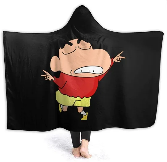 Discover Crayon Shin-chan Anime Hooded Blanket