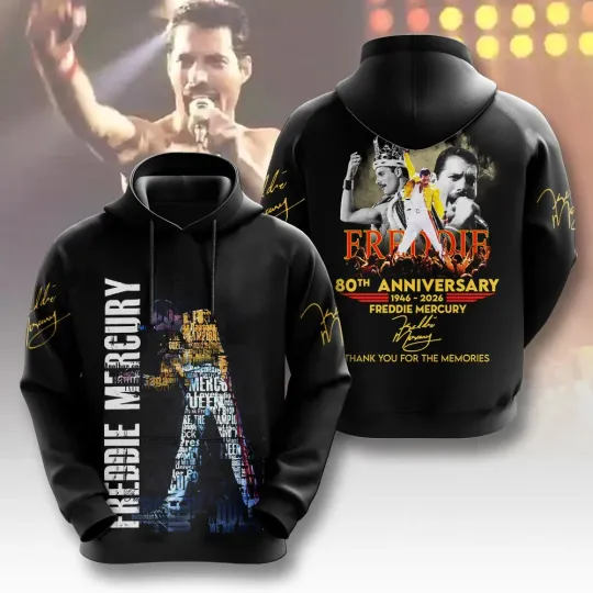 Discover Freddie Mercury 3D Apparel