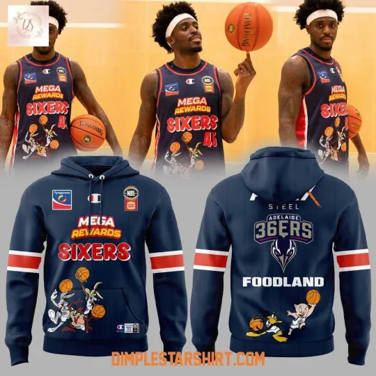 Discover ADELAIDE TEAM SPACE JAM NBL26 UNIFORM HOODIE 3D, AOP