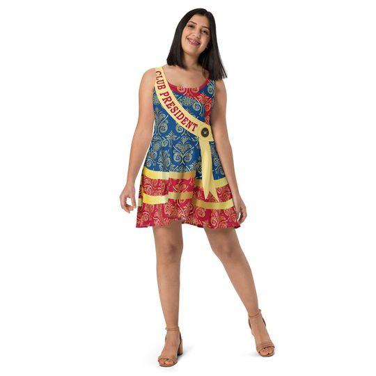 Discover Adventurer President Running Costume Skater Dress
