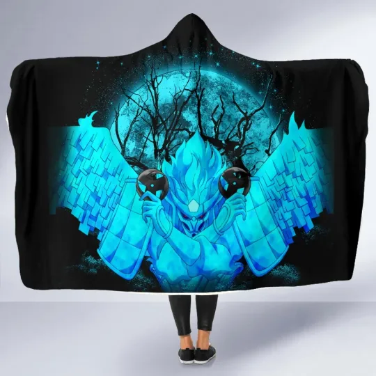 Discover Kakashi Susanoo Hooded Blanket - Moonlight Edition Cozy Anime Throw