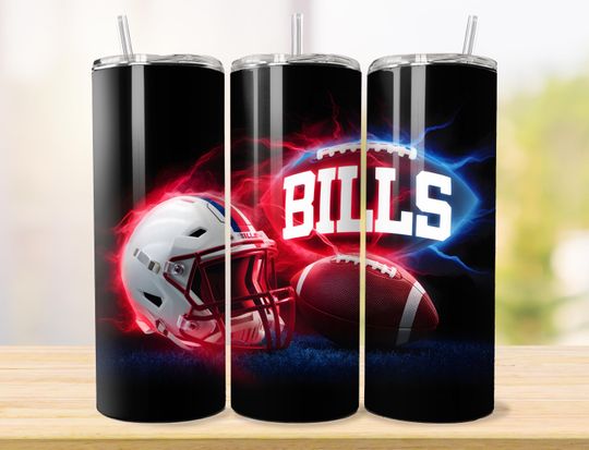 Discover Buffalo 20oz Skinny Tumbler, Sport 20oz Tumbler, Football Tumbler