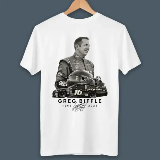 Discover Thank You Greg Biffle #16 Racing Fan Vintage Graphic Gift All Sizes