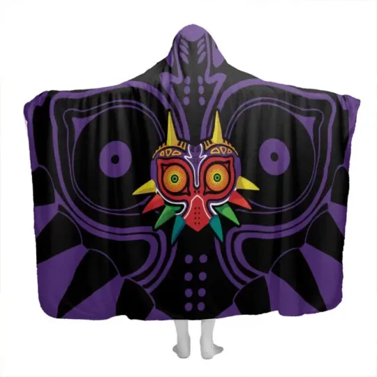 Majora’s Mask Zelda Hooded Blanket