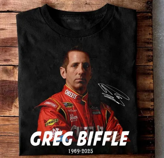 Discover Retro Greg Biffle R.I.P Cotton All Size Shirt