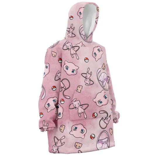 Discover Meww Hoodie Blanket Oversized Wearable Soft Warm Cozy Anime Gift