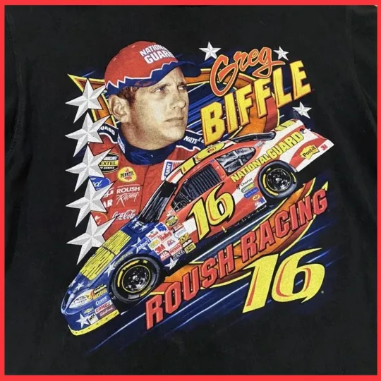 Discover RIP 16 Greg Biffle Memorial Tshirt Racing Tribute Legend Checkered Flag Reprint