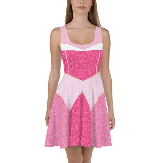 Sleeping Beauty Princess Running Costume Skater Dress