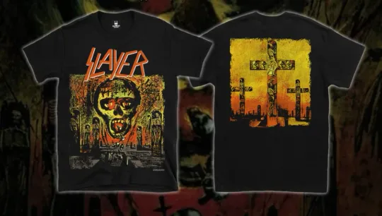 Discover Slayer - Seasons In The Abyss - Shortsleeve Shirt ,Double-sided shirt SIZE S-5XL