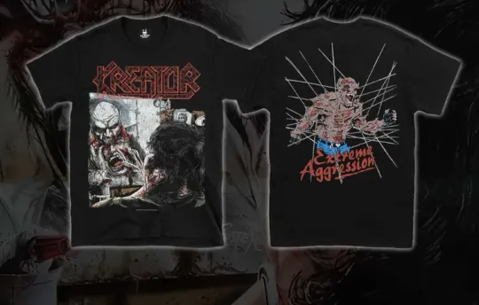 Discover Kreator Extreme Aggression Double Sided T-Shirt Shortsleeve