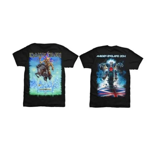 Discover Trooper Double Sided T-Shirt - Iron Maiden Concert Tour Gear