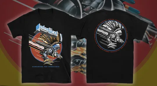 Discover Judas Priest Screaming For Vengeance Short Sleeve T-Shirt