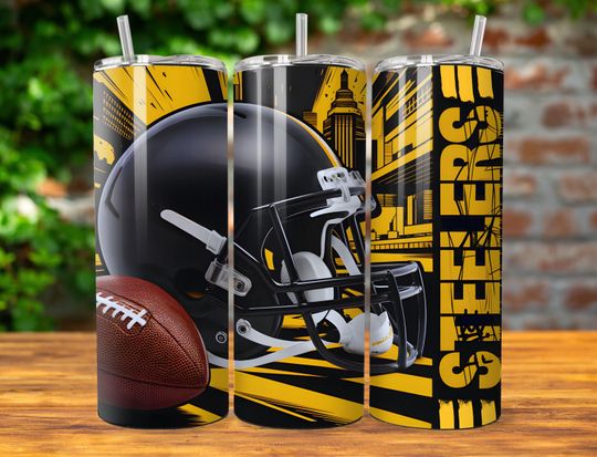 Discover 20oz Skinny Tumbler Wrap PNG, Sport 20oz Tumbler PNG, Mascot Sublimation Tumbler PNG Digital