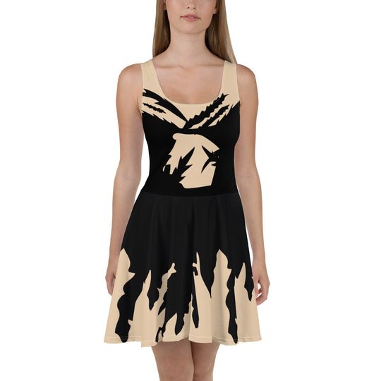 Discover Evil Mistress Running Costume Skater Dress