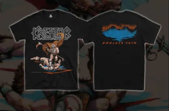 Discover Kreator Thrash Shirt - Endless Pain Album Cover Short Sleeve T-Shirt
