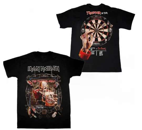 Discover Iron Maiden Trooper On Tour Double Sided T-Shirt 2019