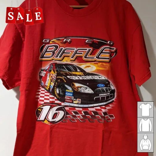 Discover Popular Greg Biffle Rip  Cotton Unisex S-5XL Shirt NH38
