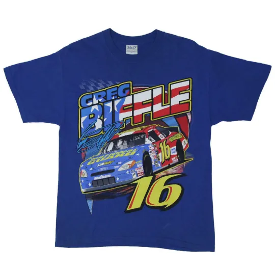 Discover #16 Greg Biffle National Guard L Mens T-Shirt