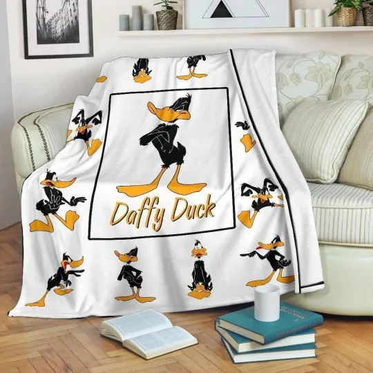 Discover Daffy Duck Looney Tunes Cartoon Fleece Blanket Gift For Fans