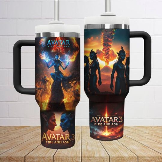 Discover Disney Avatar Fire And Ash 40oz Tumbler, Avatar 3 Tumbler Cup, Fire And Ash Tumbler Men, Avatar Movie Fan, Gift For Him