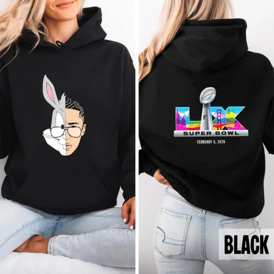 Bad Bunny x Super Bowl 2026 Logo Unisex Hoodie