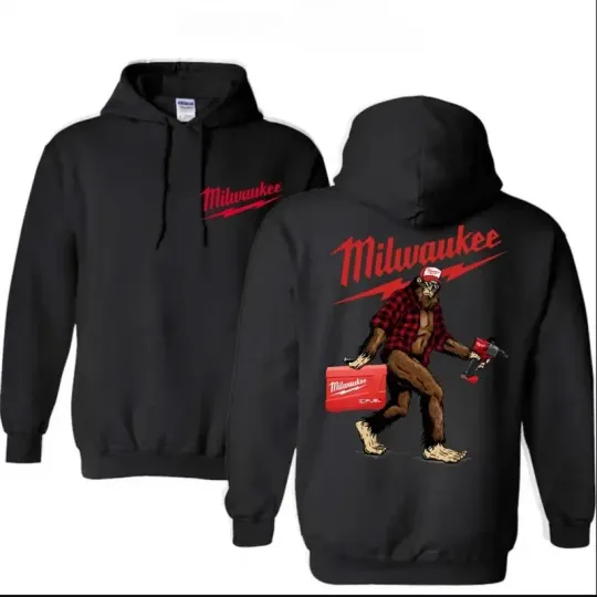 Discover Bigfoot Milwaukee Unisex Double Sided Hoodie
