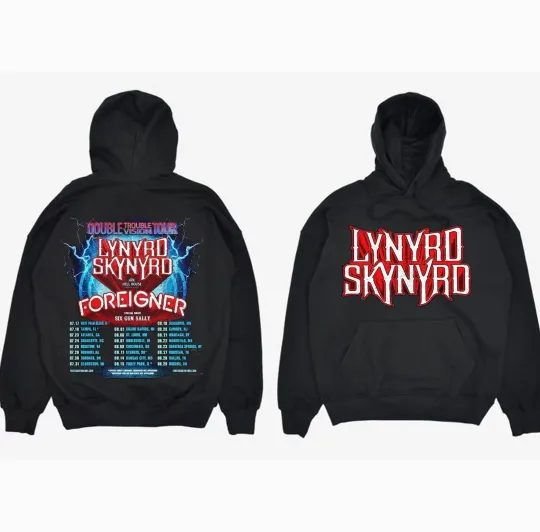 Lynyrd Skynyrd Double Trouble Vision Tour 2026 North America Hoodie