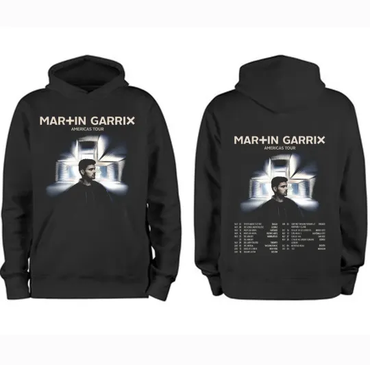Discover Martin Garrix Americas Tour 2026 City Dates Two Sided Hoodie