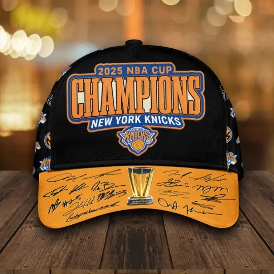 Discover Knicks 2025 NBA Cup Champions Classic Cap