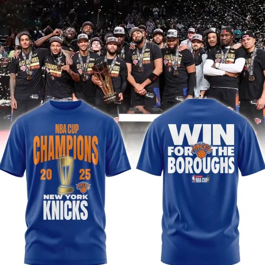 Discover Basketball Cup Champions New York Knicks 2025 For Fans