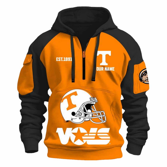 Discover Custom Name 2025 Volunteers Est 1891 Quarter Zip Hoodie