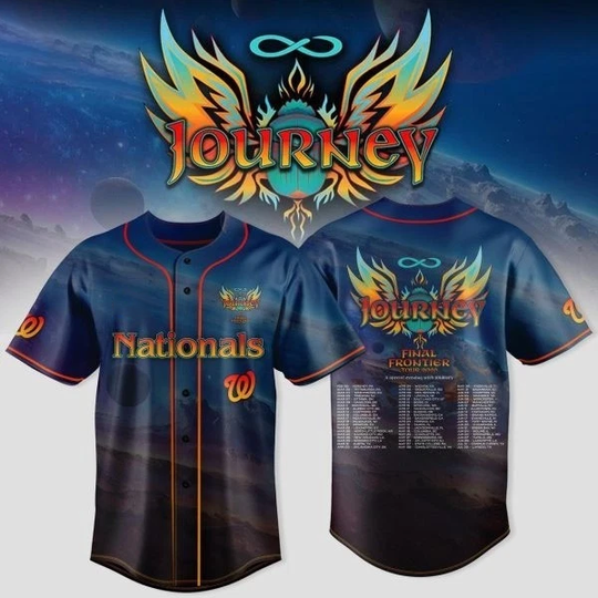 Discover Washington Team X Journey Frontier Tour 2026 Baseball Jersey