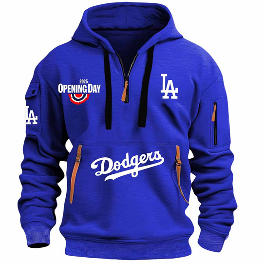 Dodgers Opening Day 2025 Quarter Zip Hoodie