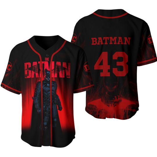 Personalized Love Amazing Batman Movie Fans Baseball Jersey