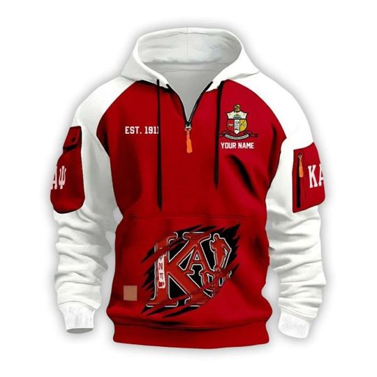 Personalized Kappa Alpha Psi Est 1911 Tactical Hoodie