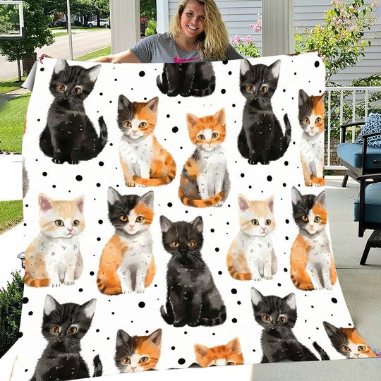 Soft Fleece Cat Blanket