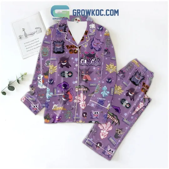 Discover Cartoon Gengar Ghost Giratina Pajamas Set