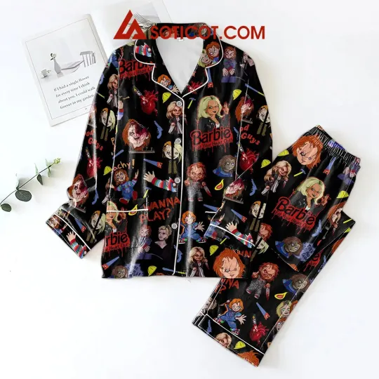 Chucky Barbie Eat Your Heart Out Pajamas Set