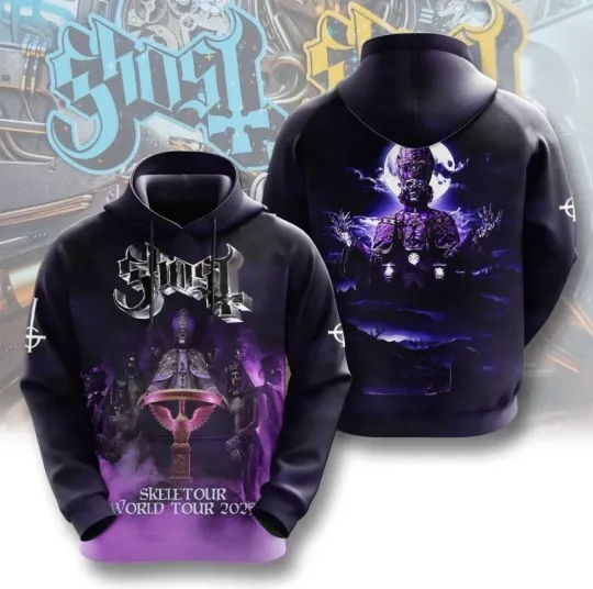 Ghost Band 3D Shirt Legend Band Hot Shirt 3D Hoodie Full Size New