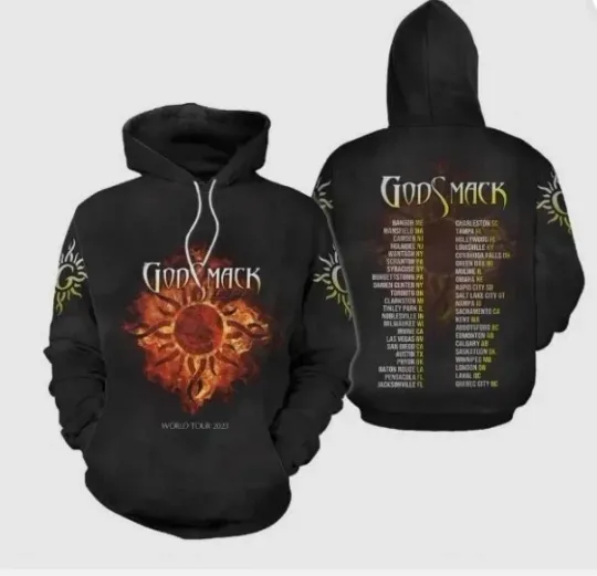 Discover Godsmack Music Band Hoodie 3d hot 2025