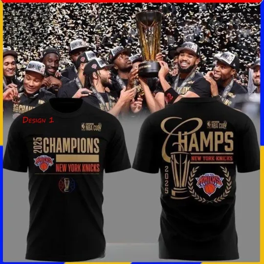 Discover HOT NEW - New York Knicks 2025 Basketball Cup Champions Both Side For Fans